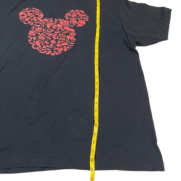 Disney Tultex Halloween‎ Men's Black Short Sleeve Round Neck  T-Shirt Size 2XL - Picture 4 of 9